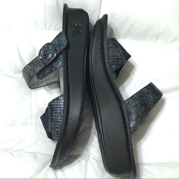 Alegria Keara Rainbow Casual Slip On Slide Platform Sandals Kea-292 39 9-9.5 - Picture 5 of 8